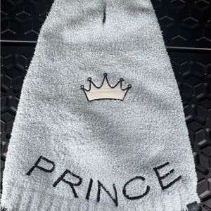 Disney baby blue Prince Crown Design dog barefoot dreams